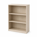 Scaffale libreria a 3 ripiani in MDF con impiallacciatura 80x30x120 cm