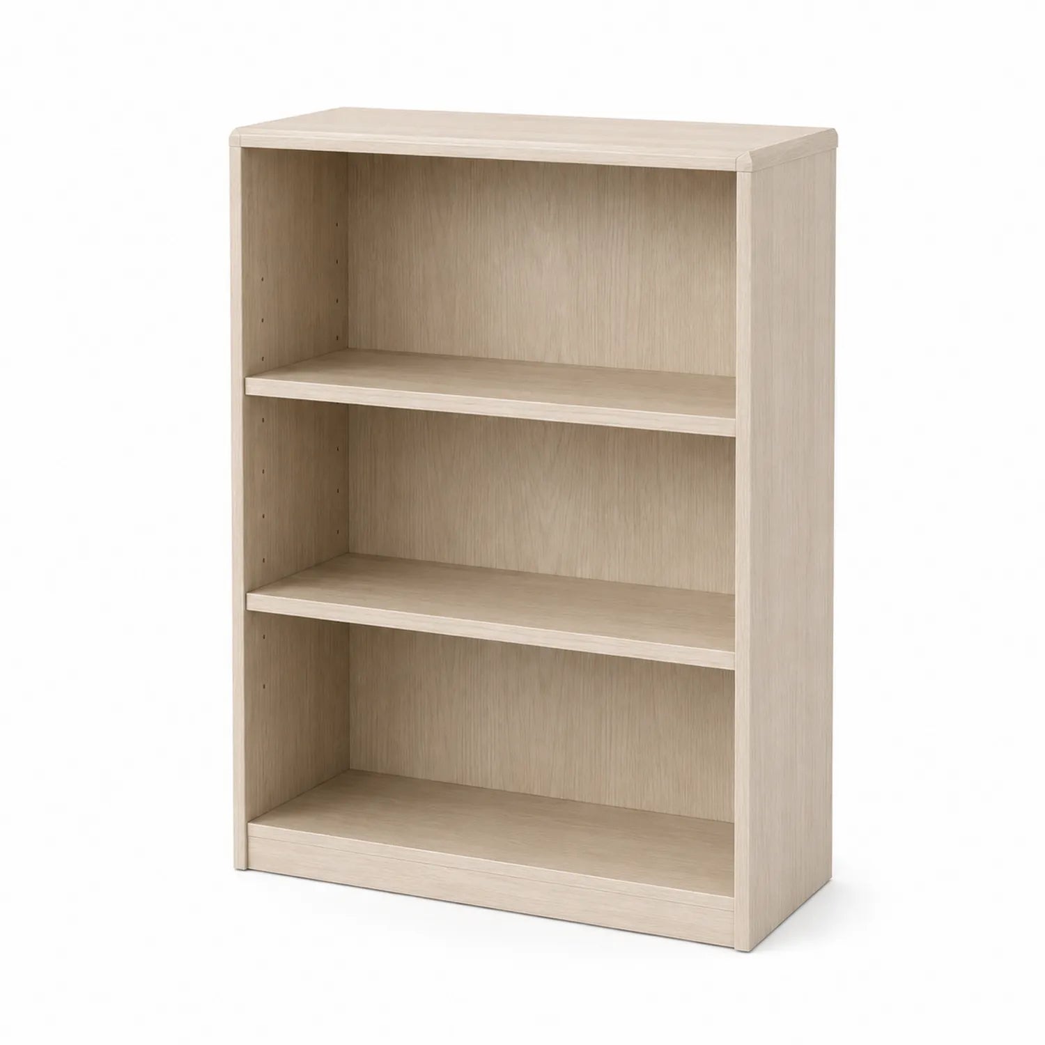 Scaffale libreria a 3 ripiani in MDF con impiallacciatura 80x30x120 cm