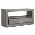 Mobile TV in Legno Composito Grigio 120x40x55 cm